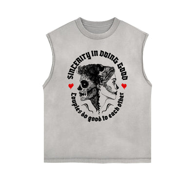 Frayed Edge Queen Graphic Tank Top