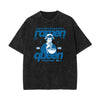 Stone-Washed Queen Graphic T-Shirt