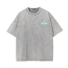 Stone-Washed Poker Graffiti Graphic Tee
