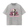 Stone-Washed Street Art Graffiti Graphic Tee