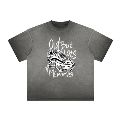 Heavyweight Washed Graffiti Graphic Tee