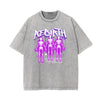 Stone-Washed Street Art Graffiti Graphic Tee