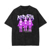 Garment-Washed Street Art Graffiti Cotton Tee