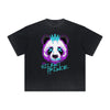 Vintage-Washed Frayed-Hem Graffiti Tee