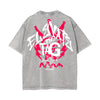 Stone-Washed Street Art Graffiti Graphic Tee