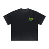 Heavyweight Stone-Washed Graffiti Font Tee