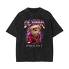 Garment-Washed Street Art Graffiti Cotton Tee