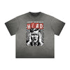 Thick Faded Abstract Graphic T-Shirt