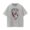 Washed Cotton Abstract Graphic Tee