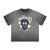 Thick Faded Abstract Graphic T-Shirt