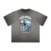 Thick Faded Abstract Graphic T-Shirt