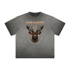 Thick Faded Abstract Graphic T-Shirt
