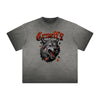 Thick Faded Abstract Graphic T-Shirt