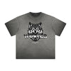 Thick Faded Abstract Graphic T-Shirt
