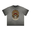 Thick Faded Abstract Graphic T-Shirt