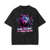 Stone Wash Guardian Graphic T Shirt