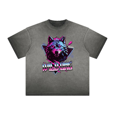 Thick Faded Guardian Graphic T Shirt