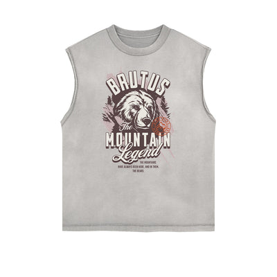 Frayed Edge Guardian Graphic Tank Top