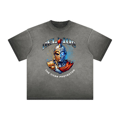 Thick Faded Guardian Graphic T Shirt