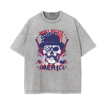 Washed Guardian Graphic Cotton Tee