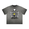 Vintage Frayed Mask Pattern Tee