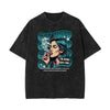Stone Wash Mask Pattern T Shirt