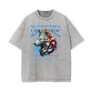 Washed Wolf Graphic Cotton Tee