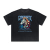 Vintage Frayed Wolf Pattern Tee
