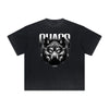 Vintage Frayed Wolf Pattern Tee