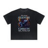 Vintage Frayed Wolf Pattern Tee