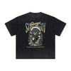 Vintage Frayed Wolf Pattern Tee