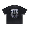 Vintage Frayed Wolf Pattern Tee