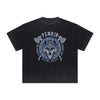 Vintage Frayed Wolf Pattern Tee