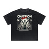 Heavy Fade Basketball Print T-Shirt