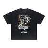 Heavy Fade Basketball Print T-Shirt