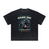 Heavy Fade Basketball Print T-Shirt