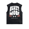 Distressed Sports Graphic Sleeveless Shirt