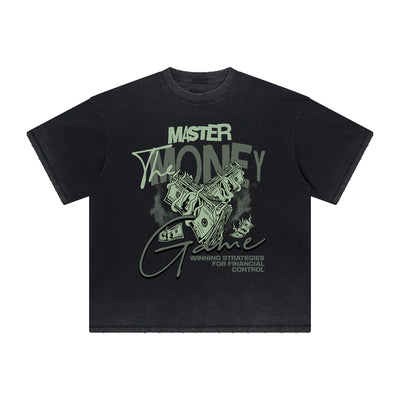 Heavy Fade Bold Typography T-Shirt