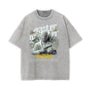 Washed Mystery Mask Graphic Cotton Tee