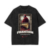 Stone Wash Mystery Mask Graphic T-Shirt