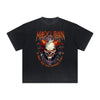 Vintage Frayed Mystery Mask Pattern Tee
