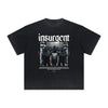 Vintage Frayed Mystery Mask Pattern Tee