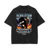 Stone Wash Mystery Mask Graphic T-Shirt