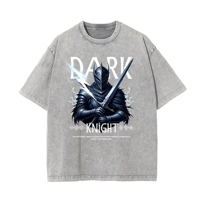 Washed Cotton Dark Aesthetic Tee