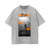 Washed Cotton Dark Aesthetic Tee