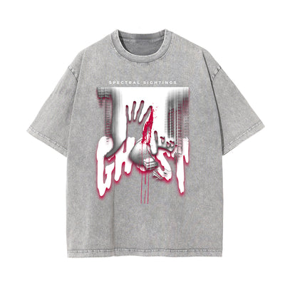 Washed Cotton Dark Aesthetic Tee