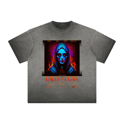 Faded Thick Dark Aesthetic Tee