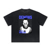 Vintage-Style Frayed Gothic Death Motif Tee