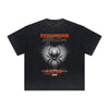 Vintage-Style Frayed Gothic Death Motif Tee