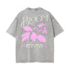 Washed Cotton Flower Graphic Tee